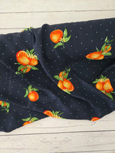 Navy Oranges & Dots {by the half yard}