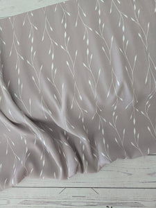 Tan Vining Leaf Print {by the half yard}