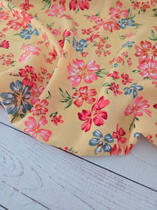 Yellow Summery Floral {by the half yard}