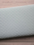 Minty Eyelash Waffle Swiss Dot Chiffon {by the half yard}