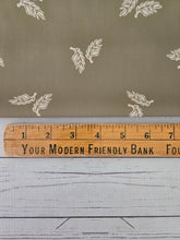 Exclusive Design- Sharp Olive Leaf Outline Print {by the half yard}