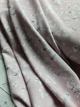 Dusty Light Pink & Gray Floral Print {by the half yard}