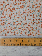 Tan & Rust Petite Floral {by the half yard}