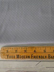 Light Gray Petite Dot {by the half yard}