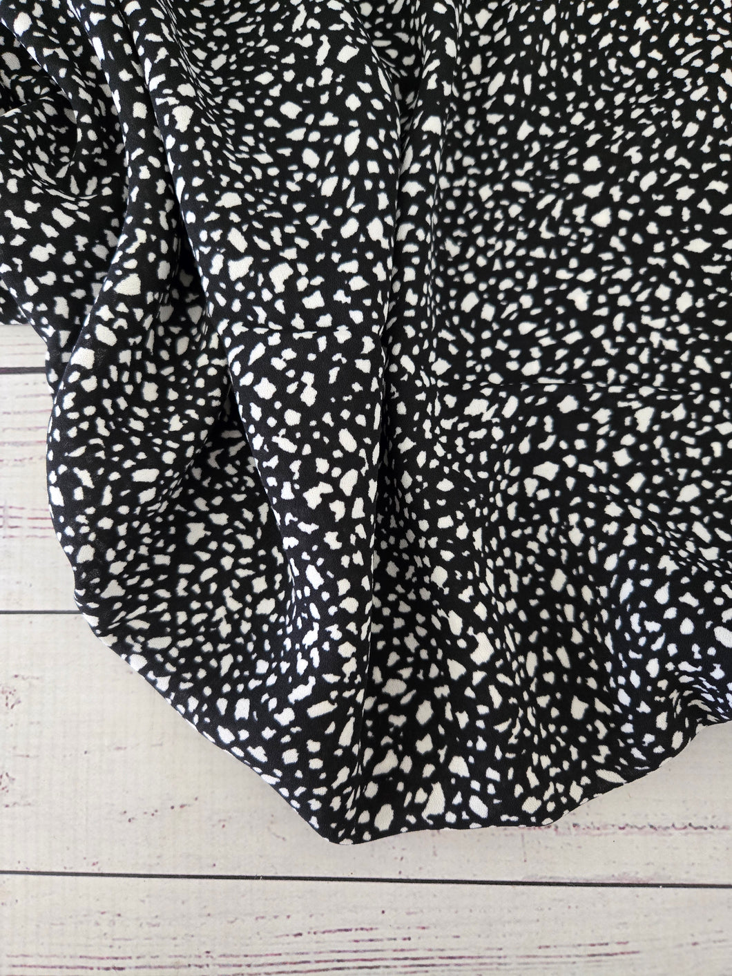 Black & White Confetti Print {by the half yard}