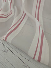 Beige, Ivory & Rose Stripes {by the half yard}
