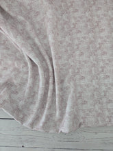 Exclusive Design- Dusty Pink Modern Lines Poly Slub {by the half yard}