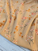 Sand Scattered Floral Print Opaque Air Flow 100% Polyester {by the half yard}