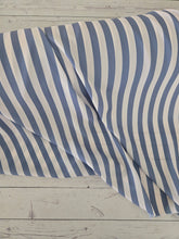 Exclusive Design- Denim & Ivory Stripes {by the half yard}