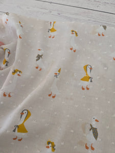 Darling Goose Swiss Dot Cotton {by the half yard}