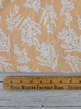 Saffron Branch Print Opaque Diamond CEY {by the half yard}