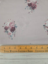Exclusive Design- Light Taupe Medium Floral {by the half yard}