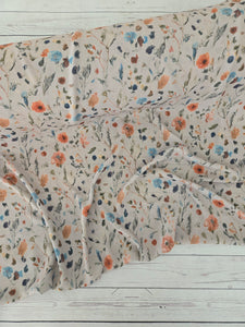 Fog Wildflower Print {by the half yard}