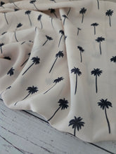 Light Tan Palm Tree Print {by the half yard}