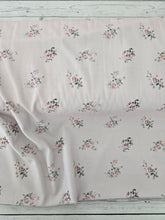 Exclusive Design- Dusty Pink Floral Polyester Slub {by the half yard}