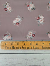 Exclusive Design- Medium Brown Floral {by the half yard}