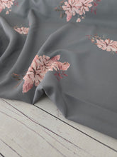 Exclusive Design- Basil & Dusty Pink Floral Print {by the half yard}