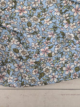 Light Blue & Pink Floral {by the half yard}