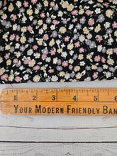 Black Petite Floral Print {by the half yard}
