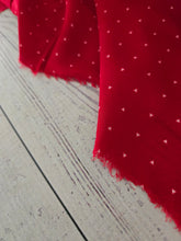 Red Petite Triangle Print {by the half yard}