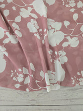 Dusty Pink & White Floral {by the half yard}