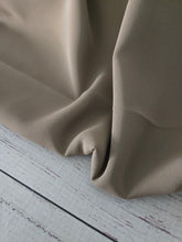 Solid Mocha Triple Georgette {by the half yard}
