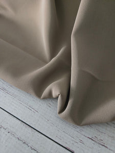 Solid Mocha Triple Georgette {by the half yard}