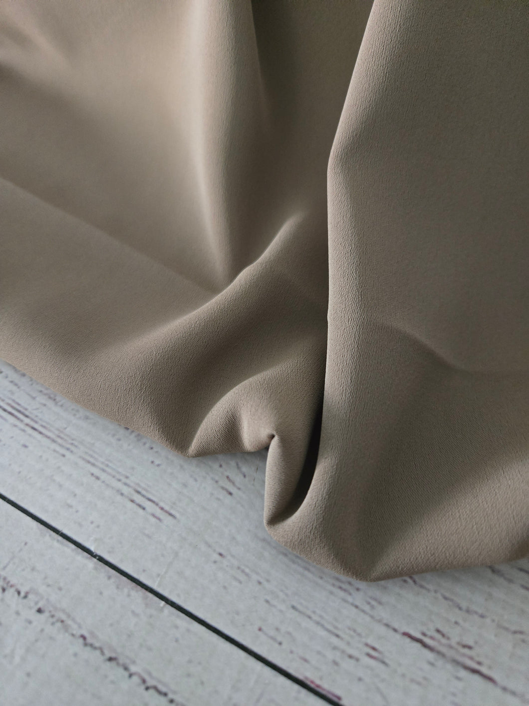 Solid Mocha Triple Georgette {by the half yard}