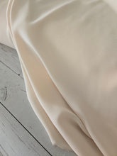 Solid Buttercream Silky Polyester {by the half yard}