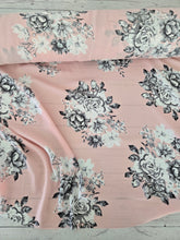 Light Pink & Gray Floral {by the half yard}