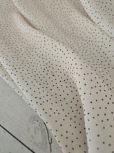 Cream & Black Petite Random Dots {by the half yard}