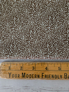 Brown Petite Animal Print {by the half yard}