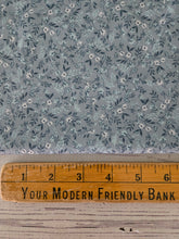 Dusty Blue & Teal Petite Floral Print {by the half yard}