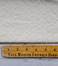 Cream Elegant Embroidered Cotton {by the half yard}