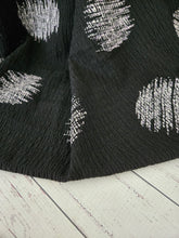 Black Dots Textured Misc. Poly {by the half yard}