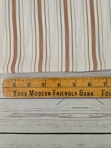Ochre Stripes {by the half yard}