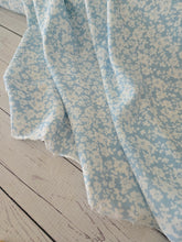 Clear Blue & White Petite Floral {by the half yard}