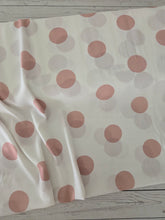 Exclusive Design- Ivory & Blush Dots Crinkle Georgette {by the half yard}