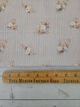 Exclusive Design- Blushy Taupe Meadow Bouquet Textured Knit {by the half yard}