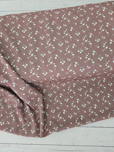 Exclusive Design- Petite Rust & Cream Floral Print {by the half yard}