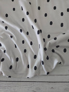 Spot Print Double Brushed Poly (DBP) Knit {by the half yard}