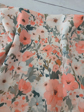 Shades of Coral Floral Print {by the half yard}