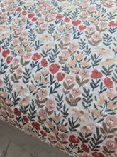 Petite Garden Print Swiss Dot Knit {by the half yard}
