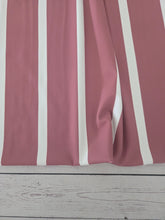 Exclusive Design- Dark Dusty Rose Stripes Matte Athletic Knit {by the half yard}