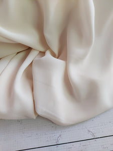 Solid Cream Georgette Lining {by the half yard}