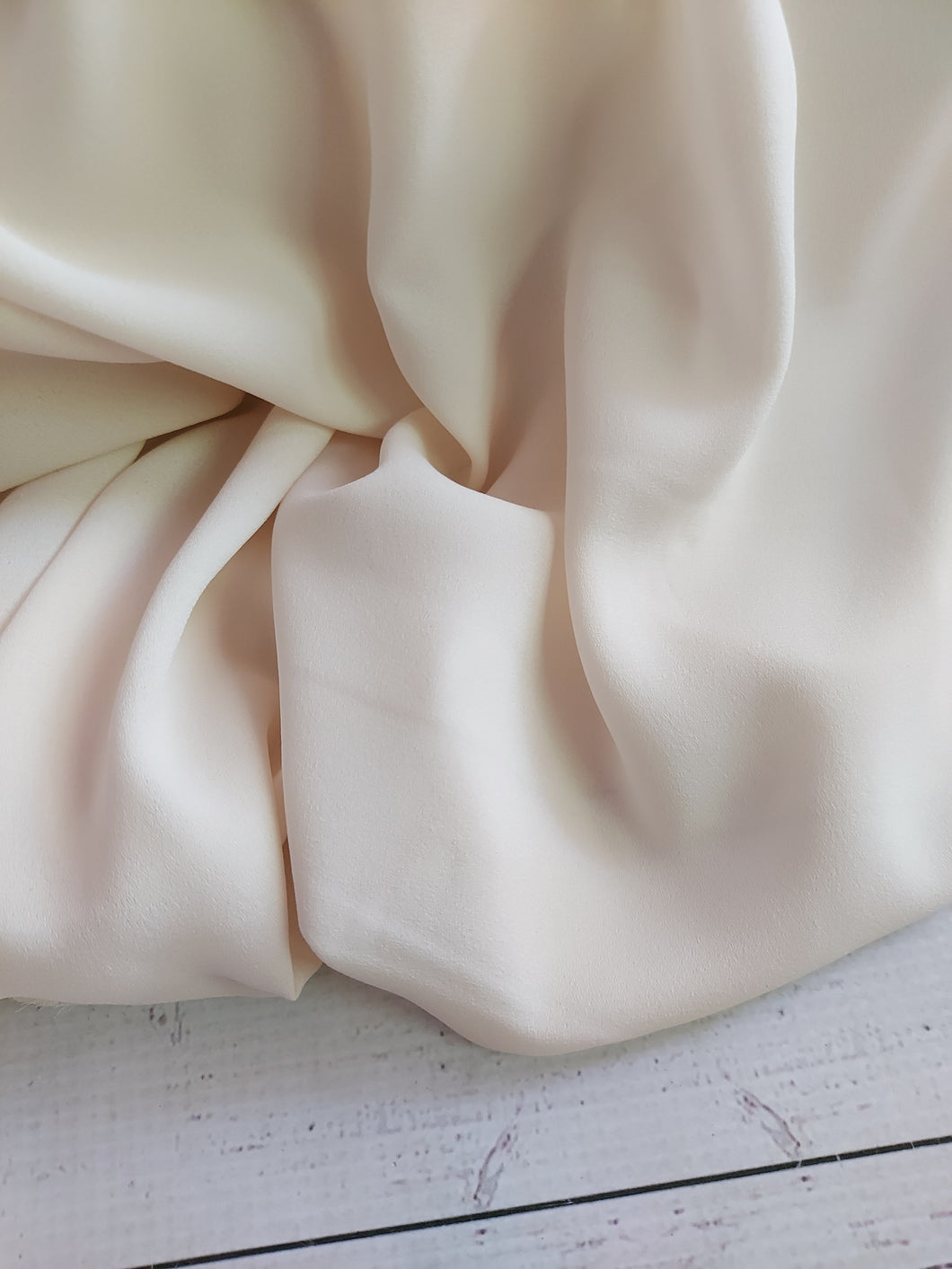 Solid Cream Georgette Lining {by the half yard}