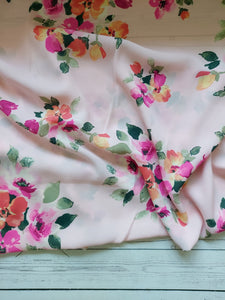 Pink & Bright Pink Floral {by the half yard}